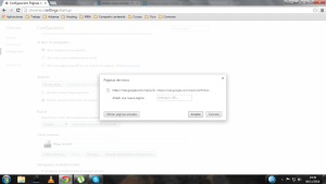 Establecer páginas de inicio