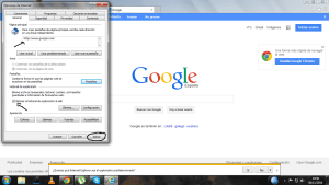 Opciones de internet general