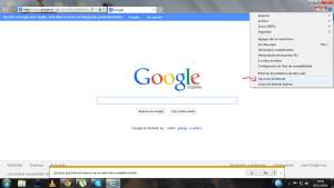 Opciones de Internet